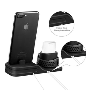 3 in 1 Charging Dock Holder For Iphone, Apple Watch and Airpods