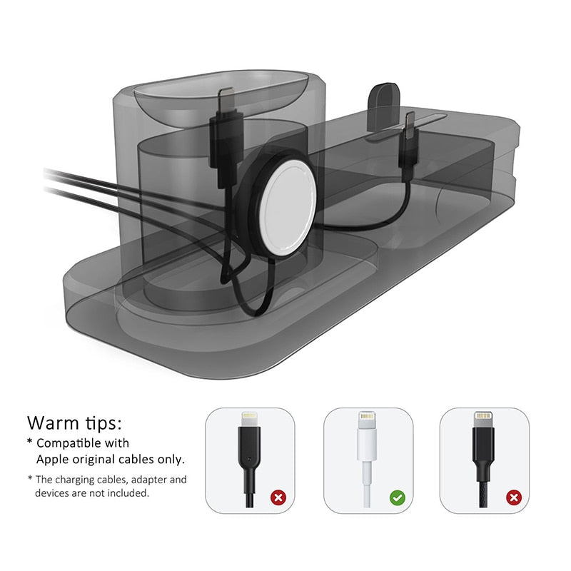 3 in 1 Charging Dock Holder For Iphone, Apple Watch and Airpods